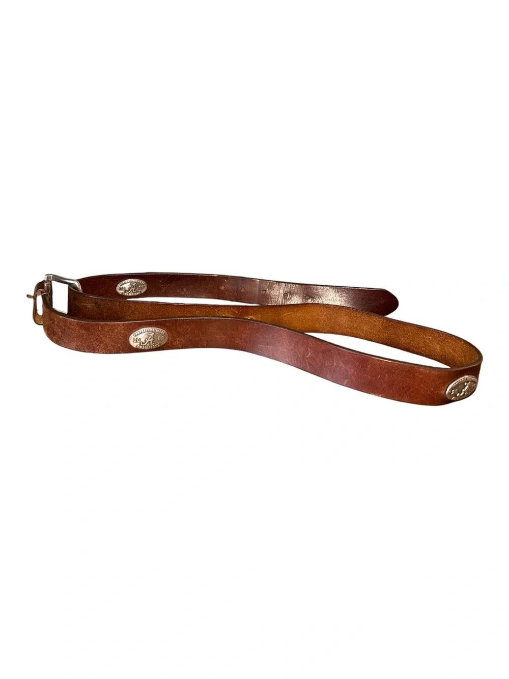 Alabama Crimson Tide 2009 National Champions Leather Belt Size 46 Brown